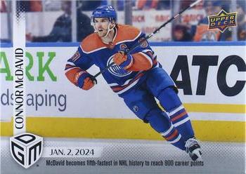 2023-24 Upper Deck Game Dated Moments #44 Connor McDavid Front