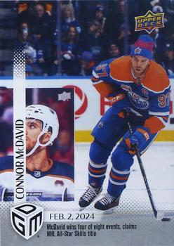 2023-24 Upper Deck Game Dated Moments #54 Connor McDavid Front