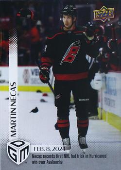 2023-24 Upper Deck Game Dated Moments #57 Martin Necas Front