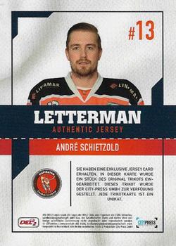 2017-18 Playercards (DEL2) - Letterman #NNO Andre Schietzold Back