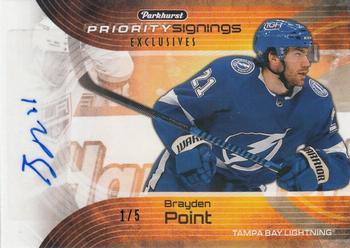 2023 Upper Deck Fall Expo - Parkhurst Priority Signings Exclusives #PS-BP Brayden Point Front