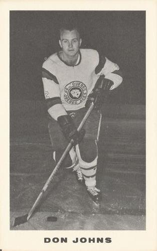 1966-67 Quebec Aces #NNO Don Johns Front