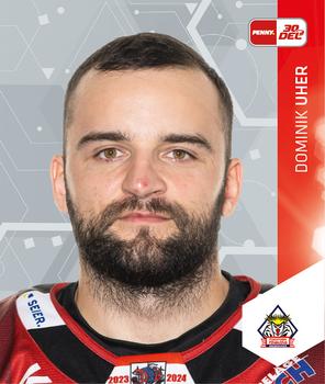 2023-24 Playercards Stickers (DEL) #067 Dominik Uher Front
