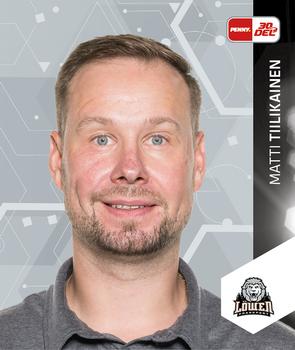 2023-24 Playercards Stickers (DEL) #126 Matti Tiilikainen Front