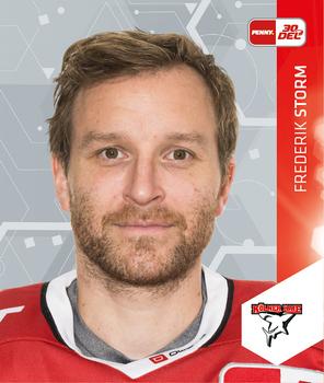 2023-24 Playercards Stickers (DEL) #198 Frederik Storm Front