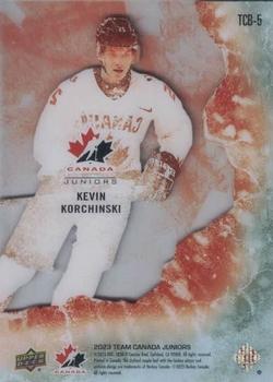2023 Upper Deck Team Canada Juniors - Team Canada Breakouts #TCB-5 Kevin Korchinski Back
