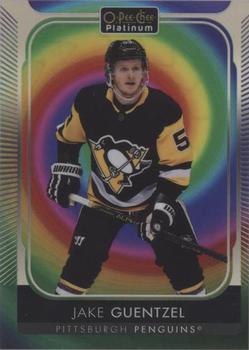 2021-22 O-Pee-Chee Platinum - Rainbow Color Wheel #21 Jake Guentzel Front