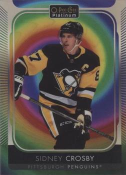 2021-22 O-Pee-Chee Platinum - Rainbow Color Wheel #87 Sidney Crosby Front