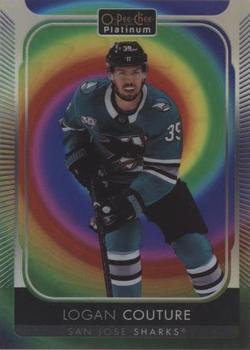 2021-22 O-Pee-Chee Platinum - Rainbow Color Wheel #173 Logan Couture Front