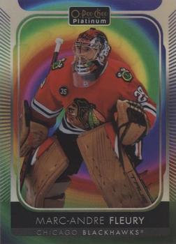 2021-22 O-Pee-Chee Platinum - Rainbow Color Wheel #180 Marc-Andre Fleury Front