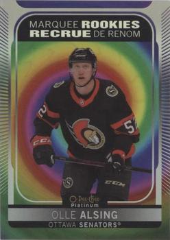 2021-22 O-Pee-Chee Platinum - Rainbow Color Wheel #256 Olle Alsing Front