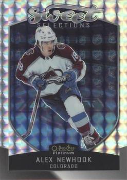 2021-22 O-Pee-Chee Platinum - Sweet Selections Mosaic #SS-1 Alex Newhook Front