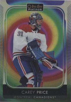 2021-22 O-Pee-Chee Platinum - Rainbow Color Wheel Variant Achievements #PV-8 Carey Price Front