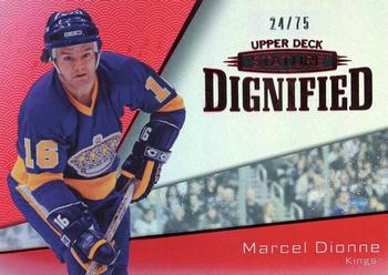 2022-23 Upper Deck Stature - Dignified Red #D-19 Marcel Dionne Front