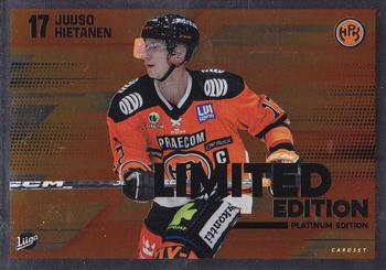 2023-24 Cardset Finland - Limited Edition #NNO Juuso Hietanen Front