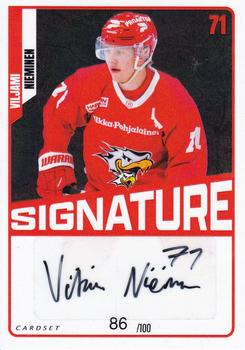 2023-24 Cardset Finland - Signature #NNO Viljami Nieminen Front
