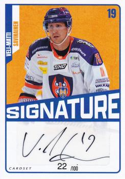 2023-24 Cardset Finland - Signature #NNO Veli-Matti Savinainen Front