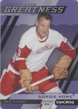 2022-23 Upper Deck Synergy - Cast for Greatness Purple #CG-7 Gordie Howe Front