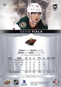 2021-22 Upper Deck The Cup #37 Kevin Fiala Back