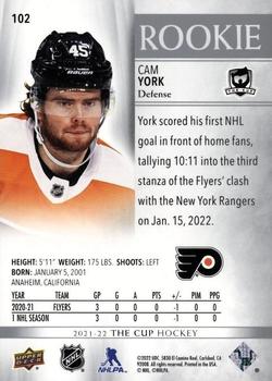 2021-22 Upper Deck The Cup #102 Cam York Back