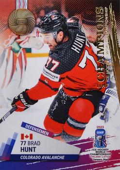 2023 BY Cards IIHF World Championship #10 Brad Hunt Front