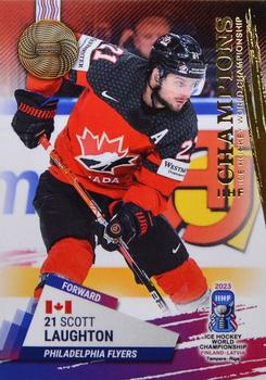 2023 BY Cards IIHF World Championship #15 Scott Laughton Front