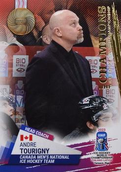 2023 BY Cards IIHF World Championship #24 Andre Tourigny Front