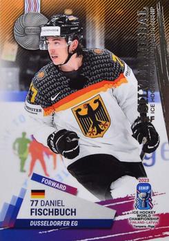 2023 BY Cards IIHF World Championship #45 Daniel Fischbuch Front