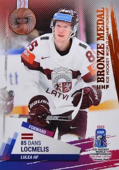 2023 BY Cards IIHF World Championship #73 Dans Locmelis Front