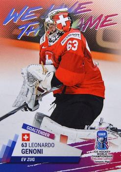 2023 BY Cards IIHF World Championship #105 Leonardo Conti Front