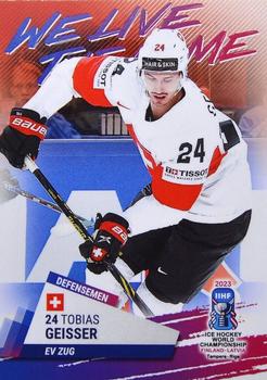 2023 BY Cards IIHF World Championship #107 Tobias Geisser Front