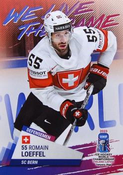 2023 BY Cards IIHF World Championship #111 Romain Loeffel Front