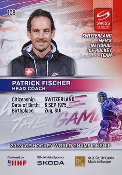 2023 BY Cards IIHF World Championship #128 Patrick Fischer Back