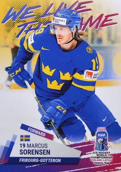 2023 BY Cards IIHF World Championship #142 Marcus Sorensen Front