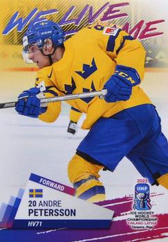 2023 BY Cards IIHF World Championship #143 Andre Petersson Front
