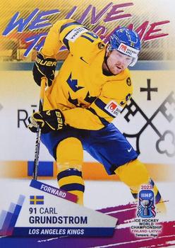 2023 BY Cards IIHF World Championship #151 Carl Grundstrom Front