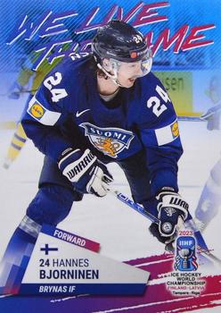 2023 BY Cards IIHF World Championship #169 Hannes Bjorninen Front