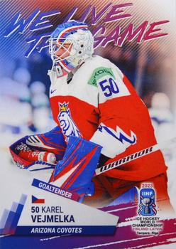2023 BY Cards IIHF World Championship #182 Karel Vejmelka Front