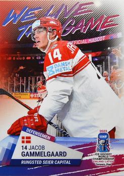 2023 BY Cards IIHF World Championship #234 Jacob Gammelgaard Front