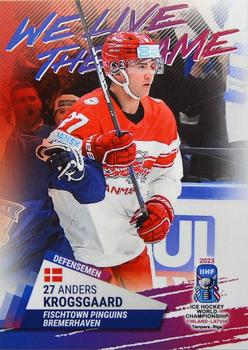2023 BY Cards IIHF World Championship #237 Anders Krogsgaard Front