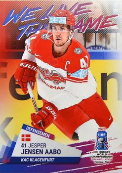 2023 BY Cards IIHF World Championship #240 Jesper Jensen Aabo Front