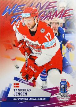 2023 BY Cards IIHF World Championship #244 Nicklas Jensen Front