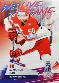 2023 BY Cards IIHF World Championship #248 Mathias Bau Front