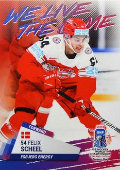 2023 BY Cards IIHF World Championship #249 Felix Maegaard Scheel Front