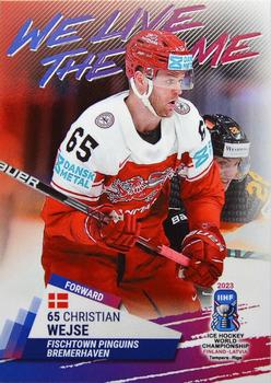 2023 BY Cards IIHF World Championship #251 Christian Wejse Front