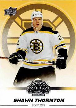 2023-24 Upper Deck Boston Bruins 100th Anniversary Box Set #8 Shawn Thornton Front