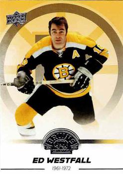 2023-24 Upper Deck Boston Bruins 100th Anniversary Box Set #14 Ed Westfall Front