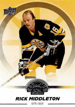 2023-24 Upper Deck Boston Bruins 100th Anniversary Box Set #18 Rick Middleton Front