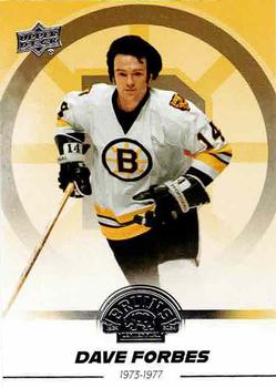 2023-24 Upper Deck Boston Bruins 100th Anniversary Box Set #39 Dave Forbes Front