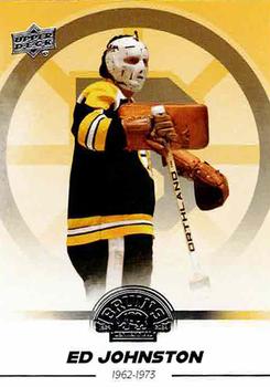 2023-24 Upper Deck Boston Bruins 100th Anniversary Box Set #43 Ed Johnston Front